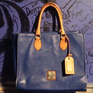 Dooney & Bourke blue purse.
